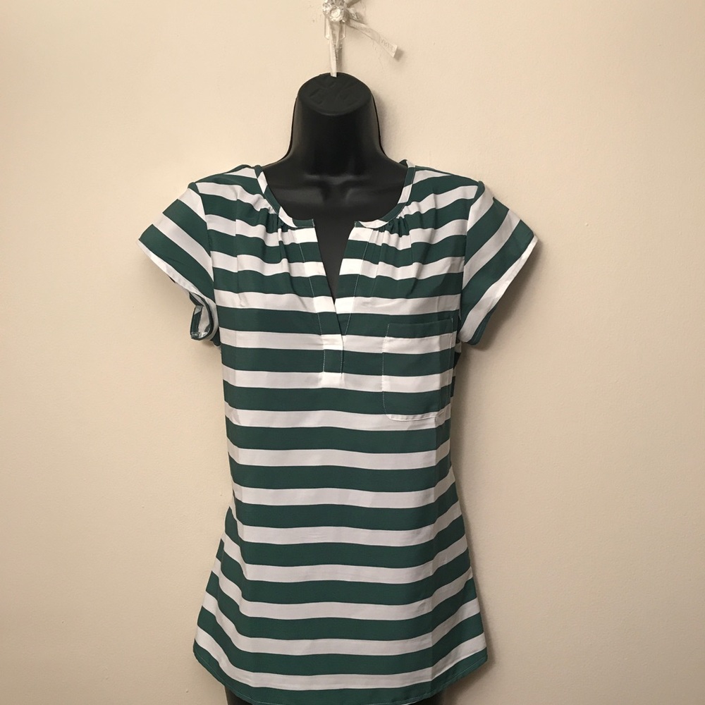 ❤️ANN TAYLOR LOFT: Wintergreen Silky Top!